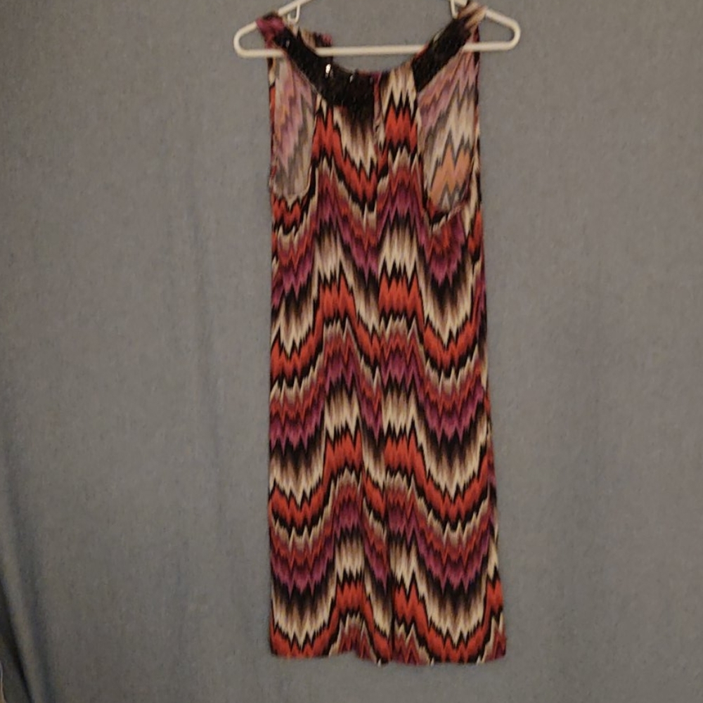New Directions sleeveless midi dress Large